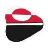 DLXW Greenland Flag Microfiber Hair Towel Wet Hair Bandana Dry Hair Wrapped Towel Anti-frizz Quick Drying Suitable for All Hairstyles view 2
