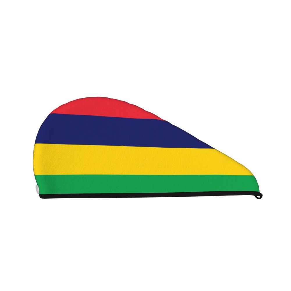 DLXW Flag of Mauritius Microfiber Hair Towel Wet Hair Bandana Dry Hair Wrapped Towel Anti-frizz Quick Drying Suitable for All Hairstyles