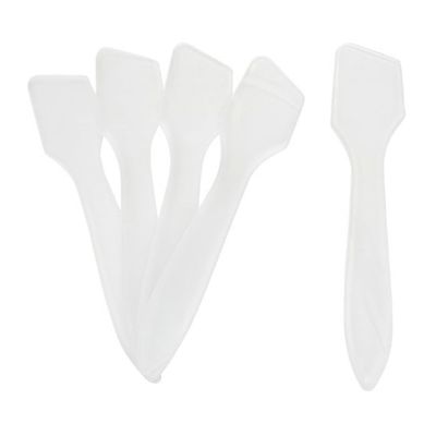 NinthAvenue Basics 100 PCS Facial Mask Spoon Mask Spatula for Facials Skincare Makeup Spatula Tool Plastic Handle for DIY Beauty