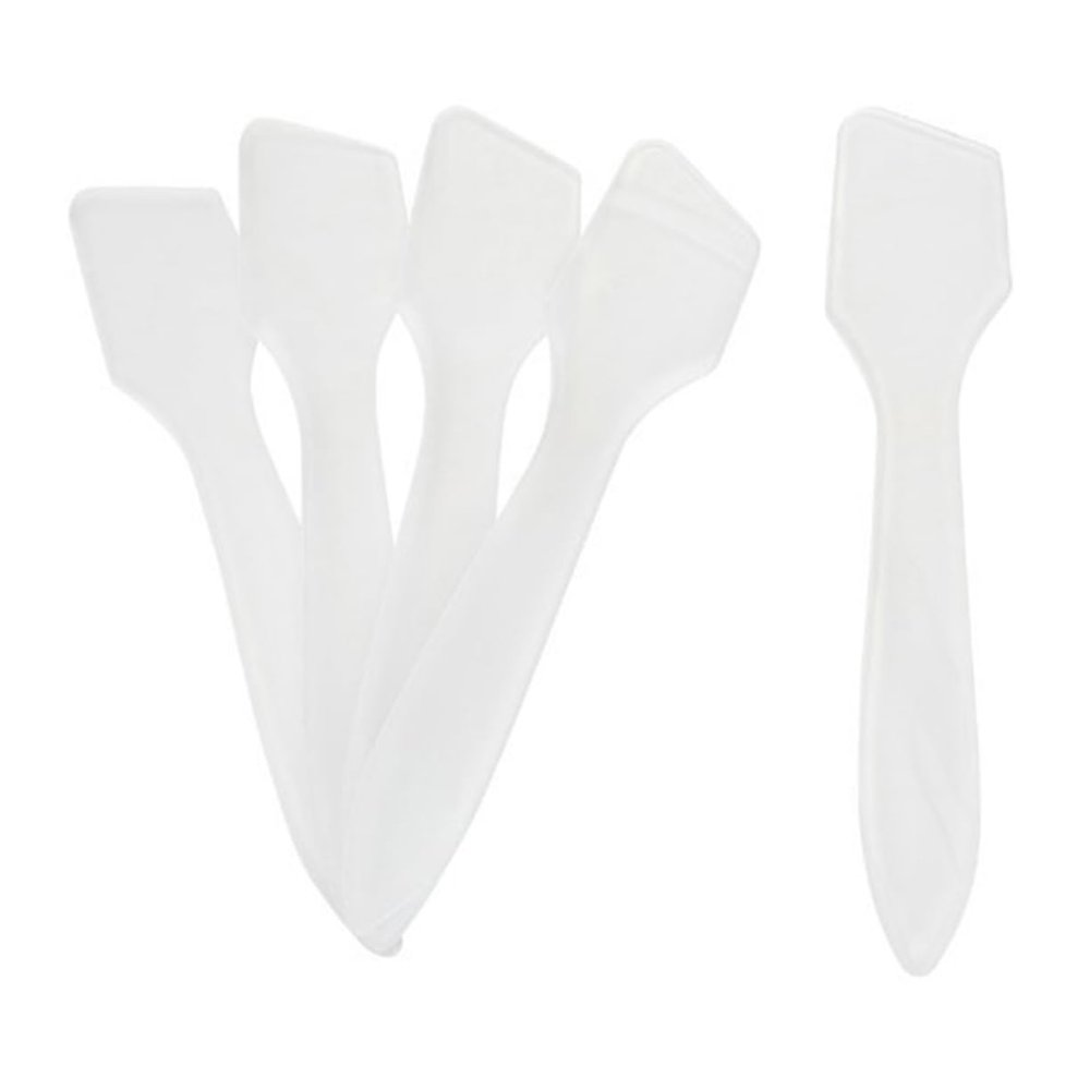NinthAvenue Basics 100 PCS Facial Mask Spoon Mask Spatula for Facials Skincare Makeup Spatula Tool Plastic Handle for DIY Beauty