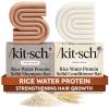 Kitsch Rice Water Shampoo & Conditioner Set  Solid Shampoo & Conditioner Bar with Protein for Hair Growth, Strengthening Hair & Damage Repair  Paraben, Sulfate & Silicone Free  2 Pack view 1