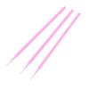 100 Pcs Micro-Brush Disposable Materials Tooth Applicators Medium Fine (Color: Pink) view 4