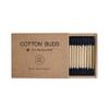 Anti-deform 1 Box Helpful Anti-break Makeup Swabs Buds Portable Makeup Swab Disposable Household Supply (Color: Black) view 1