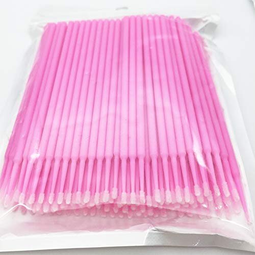 5/100 PCS Disposable Makeups Cotton Swab Individual lashes Applicators Mascara Brushes Eyelash For Maquiagem Make up Tools (Color: 100-Cotton Swab-PK)