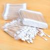 100pcs/lot Double-headed Cotton Swab Tip Wooden Handle For Sticks Cosmetic Makeup Tattoo Accessories Tool view 1