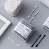 200pcs/ Box Household Cosmetic Cotton Swabs Disposable Double-headed Ear Remover Cotton Swabs Makeup Tools (Color: Black) view 4