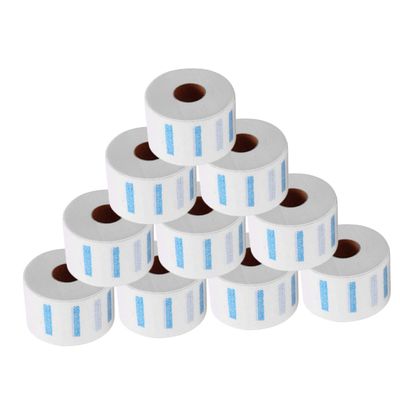 Ipetboom 10rolls Professional Hairdressing Neck Strips Disposable Stretchy Barber Paper Band for Salon Use and Skin-Friendly Design for Hair Cutting and Dyeing