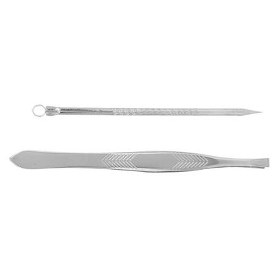 Cotton Swabs Box Eyelash Remover Tweezers Blackhead Remover Kit Stainless Steel Hair Ance Removal Pimple Popper Tool Set