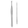 Cotton Swabs Box Eyelash Remover Tweezers Blackhead Remover Kit Stainless Steel Hair Ance Removal Pimple Popper Tool Set view 4