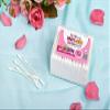 5 * 200pcs Screw Head Makeup Cotton Swabs Beauty Tools Environmental Protection Paper Shaft Activated Carbon Black Cotton Buds view 1