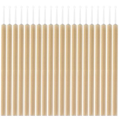 20pcs Cotton Swab Disposable Lip Wands Disposable Mascara Brushes Disposable Lipstick Applicators Disposable Brow Brushes (Color: As Shown)