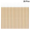 20pcs Cotton Swab Disposable Lip Wands Disposable Mascara Brushes Disposable Lipstick Applicators Disposable Brow Brushes (Color: As Shown) view 2