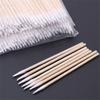 100pc Disposable Ultra-small Brushe Swab Lint Free Micro Brushe Eyelash Extension Tool Lash Glue Removing Tool Cotton Swabs Cotton Swabs (Color: 7.5cm) view 3