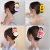DNVKQGd Hair Stick,Chinese Hairpins,Hair Pin Stick Large Size Flower Hair Clip Claws Hair for Thick Hair Barrettes Hairpins Women Summer Hair Accessories(1419A-12cm) view 4