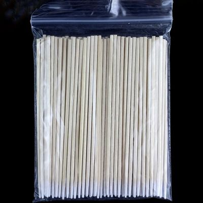 Embroidered Pointed Tip Small Cotton Swab Kapok Stick Beauty Cotton Swab 7cm Beauty Cotton Swab Set Makeup Tip Mouth Cotton Swab (Color: 200pcs)