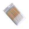 30/60pcs Bamboo Cotton Stick Swabs Buds With Long Cotton Head For Eyebrow Lips Eyeline Permanent Tattoo Makeup Cosmetics| | view 1