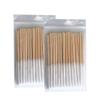 30/60pcs Bamboo Cotton Stick Swabs Buds With Long Cotton Head For Eyebrow Lips Eyeline Permanent Tattoo Makeup Cosmetics| | view 2