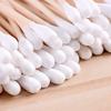 1 Bag Disposable Double Head Cotton Swab Lint Free Micro Brushes Wood Cotton Buds Swabs Eyelash Extension Glue Removing Tools (Color: 100Pcs-bag) view 4