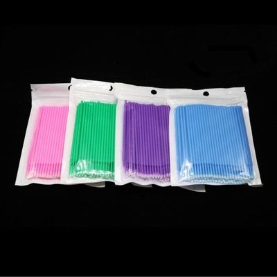 100pcs / pack disposable makeup swab Durable mascara eyelash extension single Lash remove tools (Color: L)