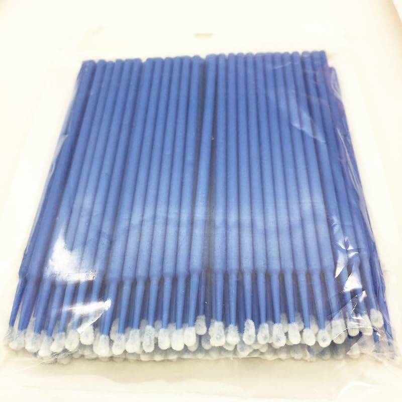 5/100 PCS Disposable Makeups Cotton Swab Individual lashes Applicators Mascara Brushes Eyelash For Maquiagem Make up Tools (Color: 100-Cotton Swab-BL)