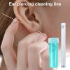 Earrings Hole Cleaner One-off Piercing Aftercare Cleaning Line Anti-Clogging And Decontamination Fluid Cleaning Care Odor (Color: Blue) view 2