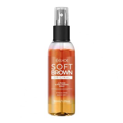 Easily Absorb Practical Sunless Self Tanning Long Lasting Spray Lightweight Tanning Spray Waterproof for Adult (Color: 30ML)