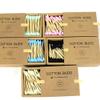 5Boxes Personal Care Natural Disposable Double Head Bamboo Cotton Buds (Color: MULTI) view 1