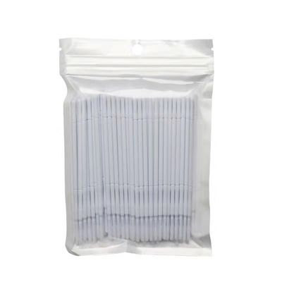 100/50/5 PCS Disposable Eyelashes Individual lashes Applicators Mascara Brush Lashes Extensions Makeups Cotton Swab Tools (Color: 100Pcs-WH)