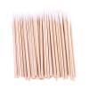 100pcs Disposable Ultra Small Swab Cotton Buds Wooden Brushes Eyelash Extension Cotton Swabs view 1