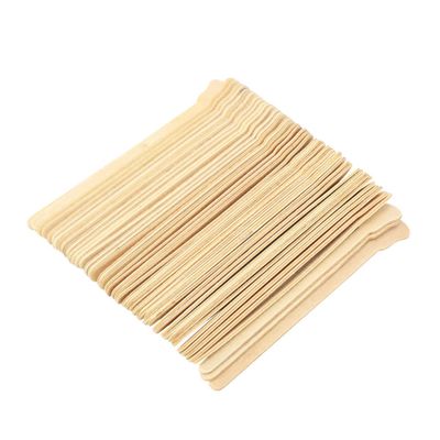Ipetboom 100pcs Wooden Wax Mixing Sticks Disposable Wax Spatulas for Hair Removal for Hot and Strip for Salon and Home Use