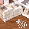 1 Bag Disposable Double Head Cotton Swab Lint Free Micro Brushes Wood Cotton Buds Swabs Eyelash Extension Glue Removing Tools (Color: 30Pcs-bag) view 1