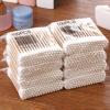 1 Bag Disposable Double Head Cotton Swab Lint Free Micro Brushes Wood Cotton Buds Swabs Eyelash Extension Glue Removing Tools (Color: 30Pcs-bag) view 2