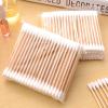 1 Bag Disposable Double Head Cotton Swab Lint Free Micro Brushes Wood Cotton Buds Swabs Eyelash Extension Glue Removing Tools (Color: 30Pcs-bag) view 3