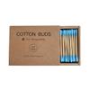 1 Box Functional Round Pointed Head Makeup Swab Makeup Swab Colorful Multifunctional (Color: Blue) view 1