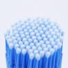 100pcs Eyelash Cotton Swab Disposable Eyebrow Tattoo Remover Micro Brush Eyelash Extension Applicator Cotton Buds Makeup Tools (Color: Light Purple S Size) view 3