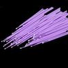 100pcs eyebrow plastic cotton swab swab micro brush disposable material eyebrow applicator medium fineness (Color: Light blue large) view 2