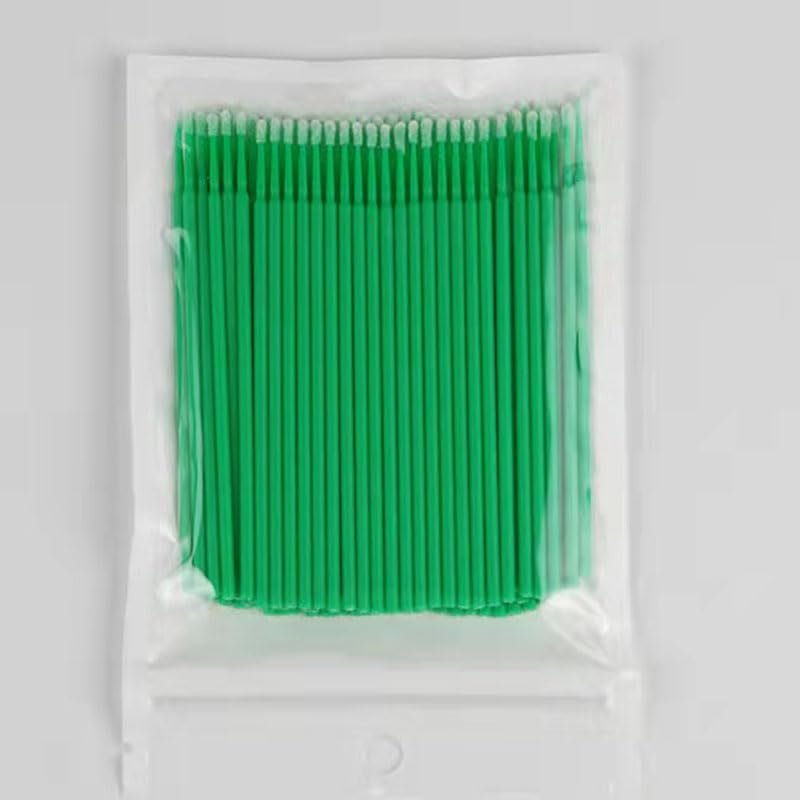 5/100 PCS Disposable Make up Cotton Swab Individual Eyelashes Applicators Mascara Brush Eyelash For Maquiagem Makeup Tools (Color: 100Pcs-GR)
