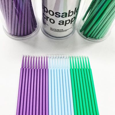 200 Pcs Micro Disposable Swab Bruch Application Eyelash Cotton Swab Makeup Toos (Color: MA-102)