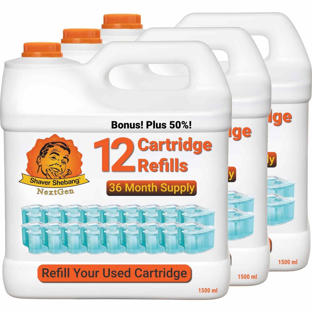 36 SmartClean cartridge refills108 months of clean shaving by Shaver Shebang NextGen