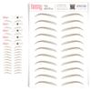 5 Pack Temporary Eyebrow Tattoos Waterproof Eyebrow Stickers, False Tattoos Hair Like Peel Off Instant Transfer Brows For Women And Men | Natural Strokes, Shaping (chic, taupe) view 1