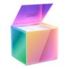 CLEAN SKIN CLUB The Prism Box for Clean Towels XL, Vibrant Storage Solution for 50 Disposable Towels, Stylish and Functional Bathroom Accessory view 1