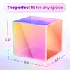 CLEAN SKIN CLUB The Prism Box for Clean Towels XL, Vibrant Storage Solution for 50 Disposable Towels, Stylish and Functional Bathroom Accessory view 3