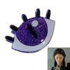 hokojix Halloween Theme Hair Claw Cartoon Pumpkin/Eyeball Hair Barrettes Ponytail Holder Hair Grip Girl Women Hair Styling Tool view 2