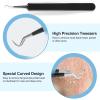 Blackhead Remover Tools Pimple Popper Tool Kit, Comedones Extractor Acne Removal Kit for Blemish, Black Head Remover for face Risk Free Treatment for Whitehead Popping view 3