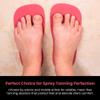 CHNELSS 60Pairs Professional Spray Tan Feet Pads - Disposable Foam Feet Protectors for Tanning Salon Hygienic & Comfortable Feet for Spray Tanning - Spray Tan Foot Covers for Tanning Tent(Pink) view 2