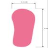 CHNELSS 60Pairs Professional Spray Tan Feet Pads - Disposable Foam Feet Protectors for Tanning Salon Hygienic & Comfortable Feet for Spray Tanning - Spray Tan Foot Covers for Tanning Tent(Pink) view 3