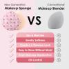 5Pcs Cherry Pink Makeup Sponge For Foundation Concealer And Powder, latex free Blender Sponge For Natural And Easy Makeup Soft Long-lasting And Beginner-friendly, Medium view 2
