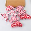 hokojix Unique Reindeer Shaped Large Hair Claw Clip Hair Jaw Clip Reindeer Hair Catch Barrettes Hair Adornment Hair Ornaments view 2