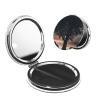 KLBTR Black Tree Print Folding Compact Cosmetic Mirror Elegant Pocket Mirror,Cute Hand Mirror Round Double-Sided for Women view 1