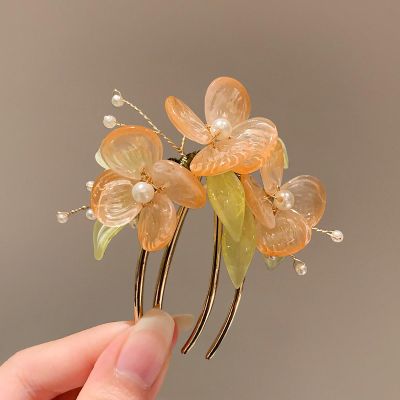 Ancient Style Floral Hair Accessory Hairpin